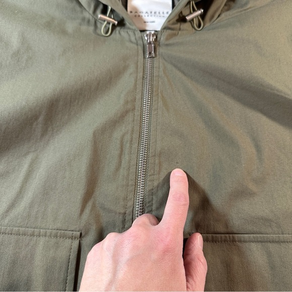 Bagatelle Collection Lightweight Army Green Hooded Jacket - Size Large - Picture 6 of 10
